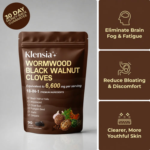 Flush Out Hidden Parasites & Larva in Just 14 Days with Wormwood Black Walnut Cloves